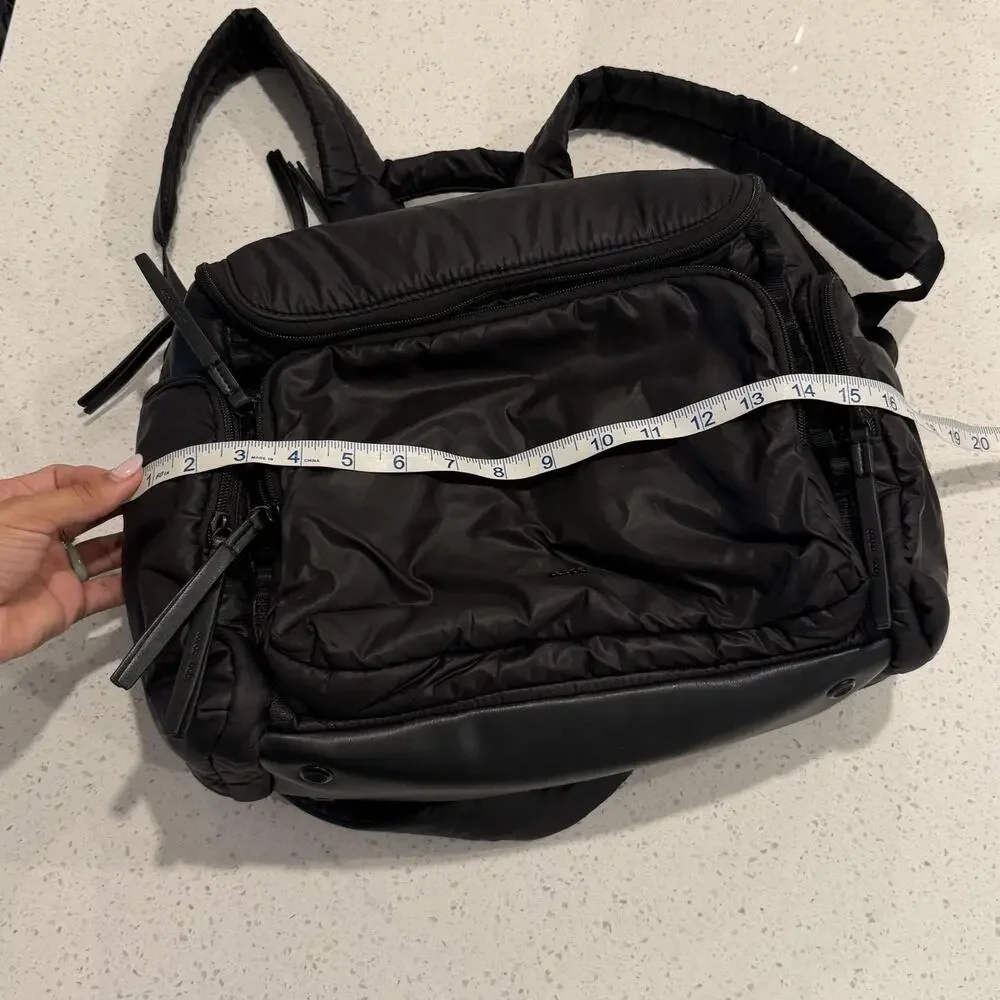 Caraa Baby Nylon Diaper Bag Backpack Insulated Bottle Pocket Travel in Black